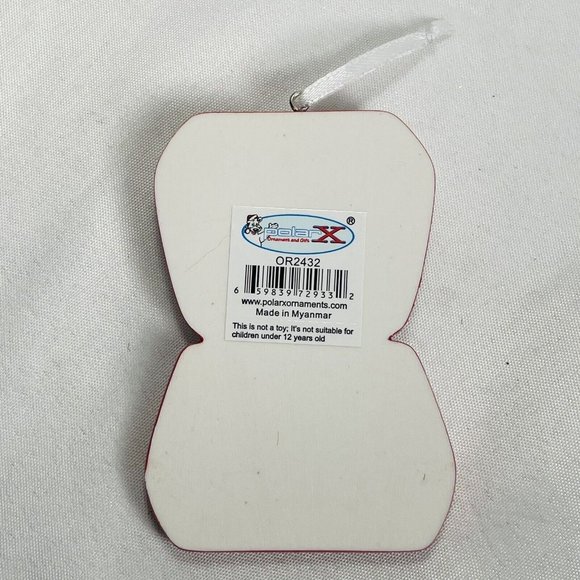 Diamond Ring RED Christmas Tree Ornament By Polar X Christmas Gift - Picture 4 of 7